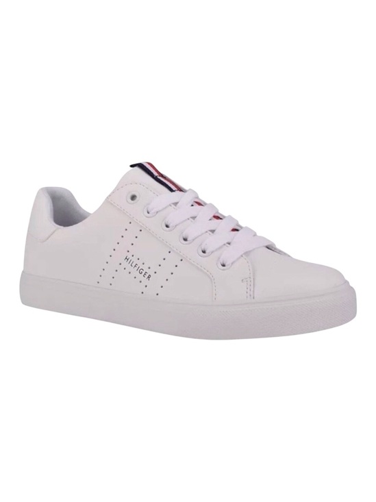 Tommy Hilfiger Shoes - Tommy Hilfiger | NEW White Lamiss Icon Stripe Sneakers 9
